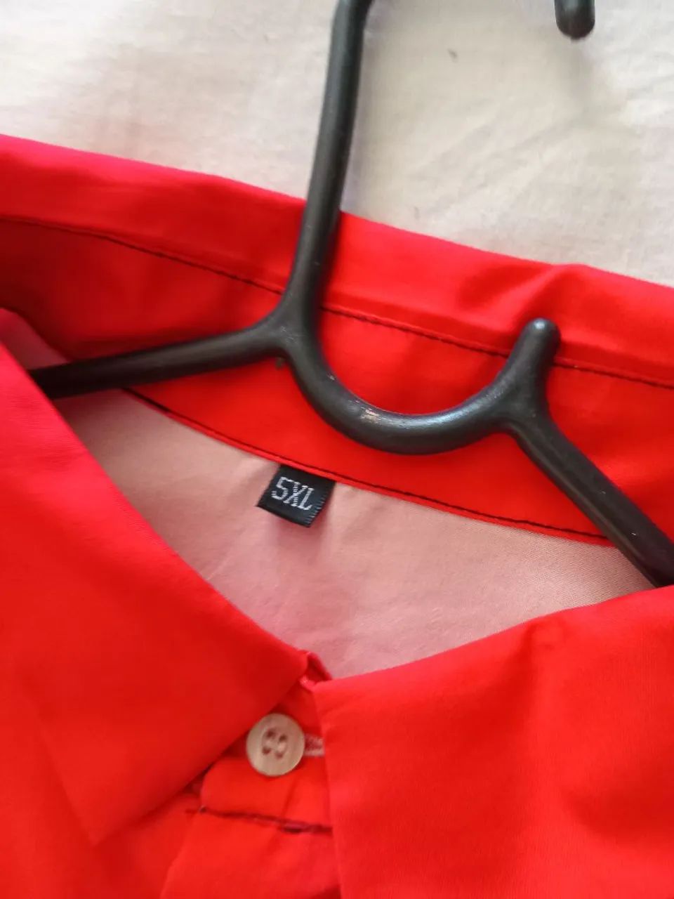 Camisa Manga Curta Luffy One Piece Vermelha Importada  - Foto 5