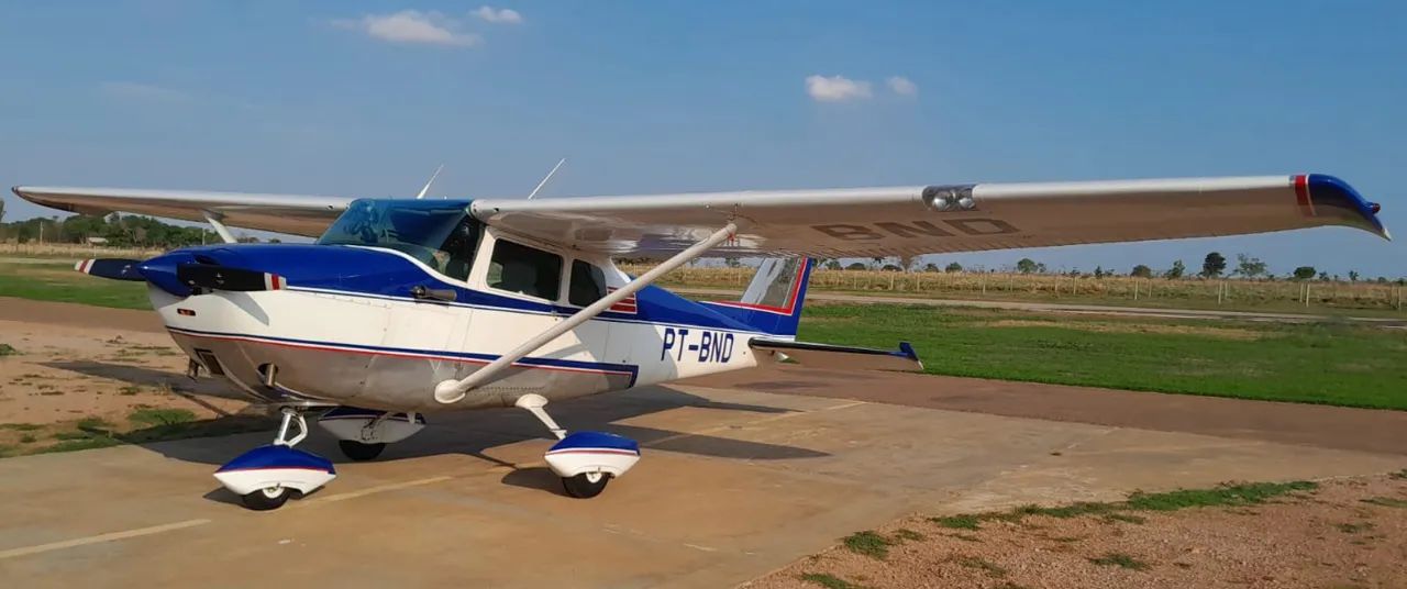 Avião Cessna 172B ano 1961 com motor de 145 HP, no MT