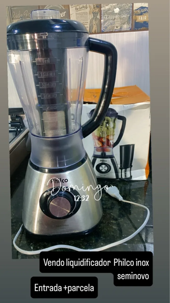 Liquidificador Philco Inox Seminovo