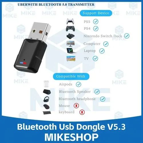 Adaptador Áudio Bluetooth 5.3 - TV, PS5, PS4, Nintendo Switch, PC e Notebook - Foto 2