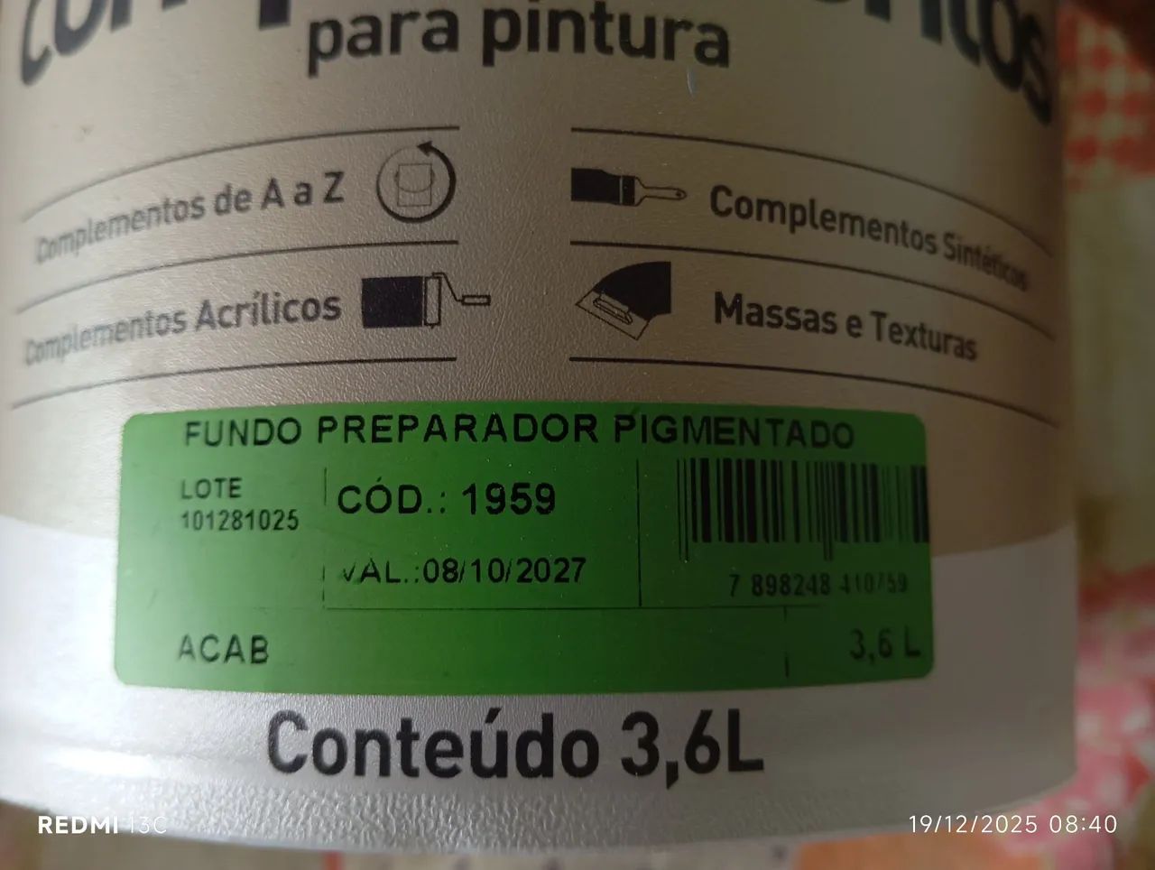 Fundo preparador pigmentado gekril 3/600 l - Foto 3