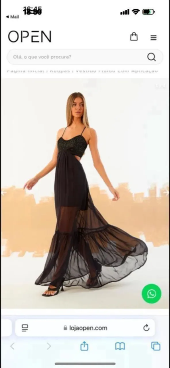 Vestido novo marca Open