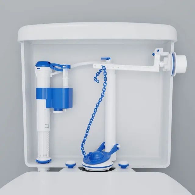 Tampa (Obturador) Para Mecanismo de Saída Reparo Caixa Acoplada - (BLUKIT - Ref.340210) - Foto 4