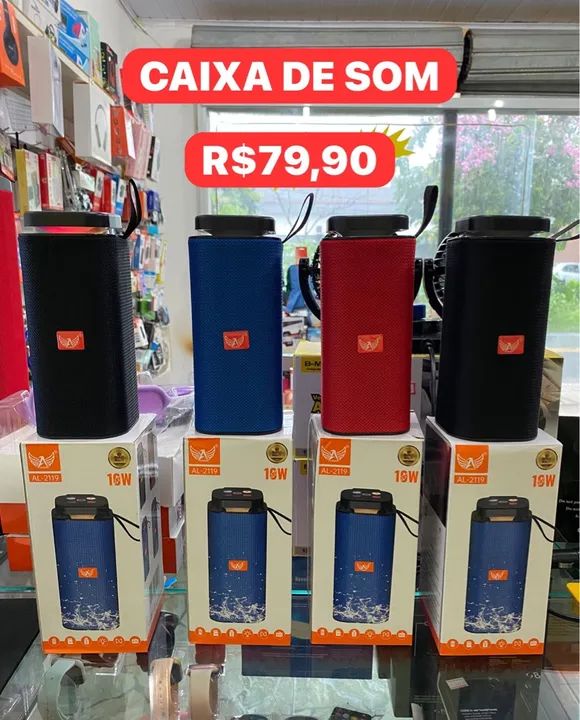 Caixa de Som Bluetooth 19W - Imperdível!