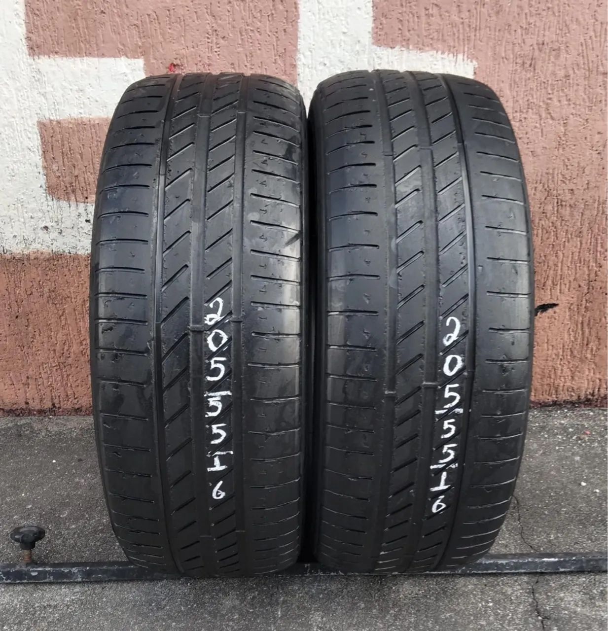 Par de pneu 205 55 aro 16 Goodyear