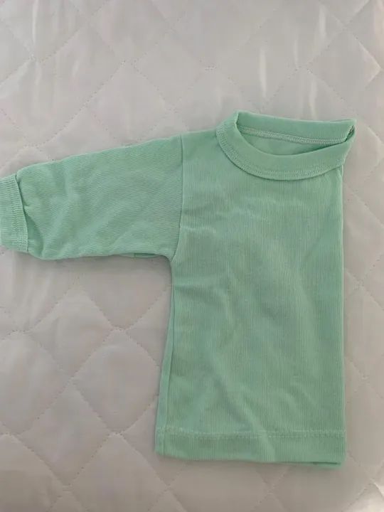 Manga Longa Verde Claro