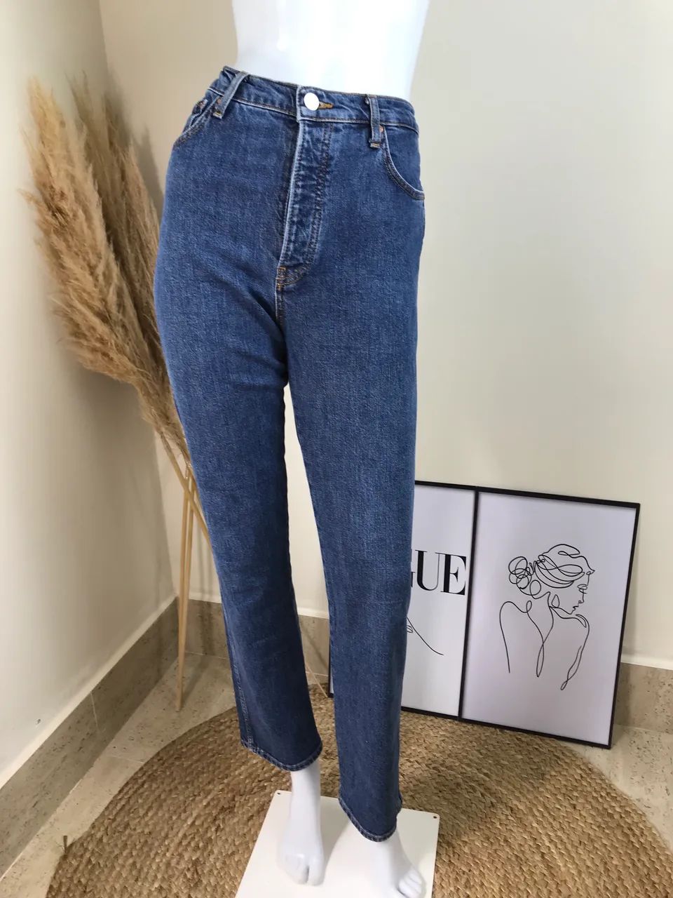 Calça jeans slim Zara 38 - Foto 4