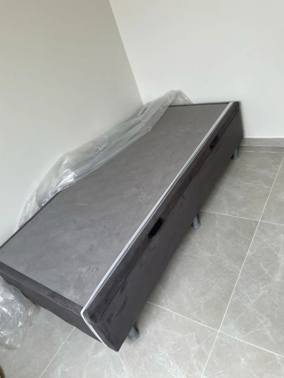 Base de Cama Baú Solteiro Preto N3