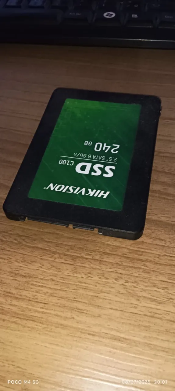 SSD Hikvision 240Gb 2.5 Pol. Sata - Ss230 Cor Preto