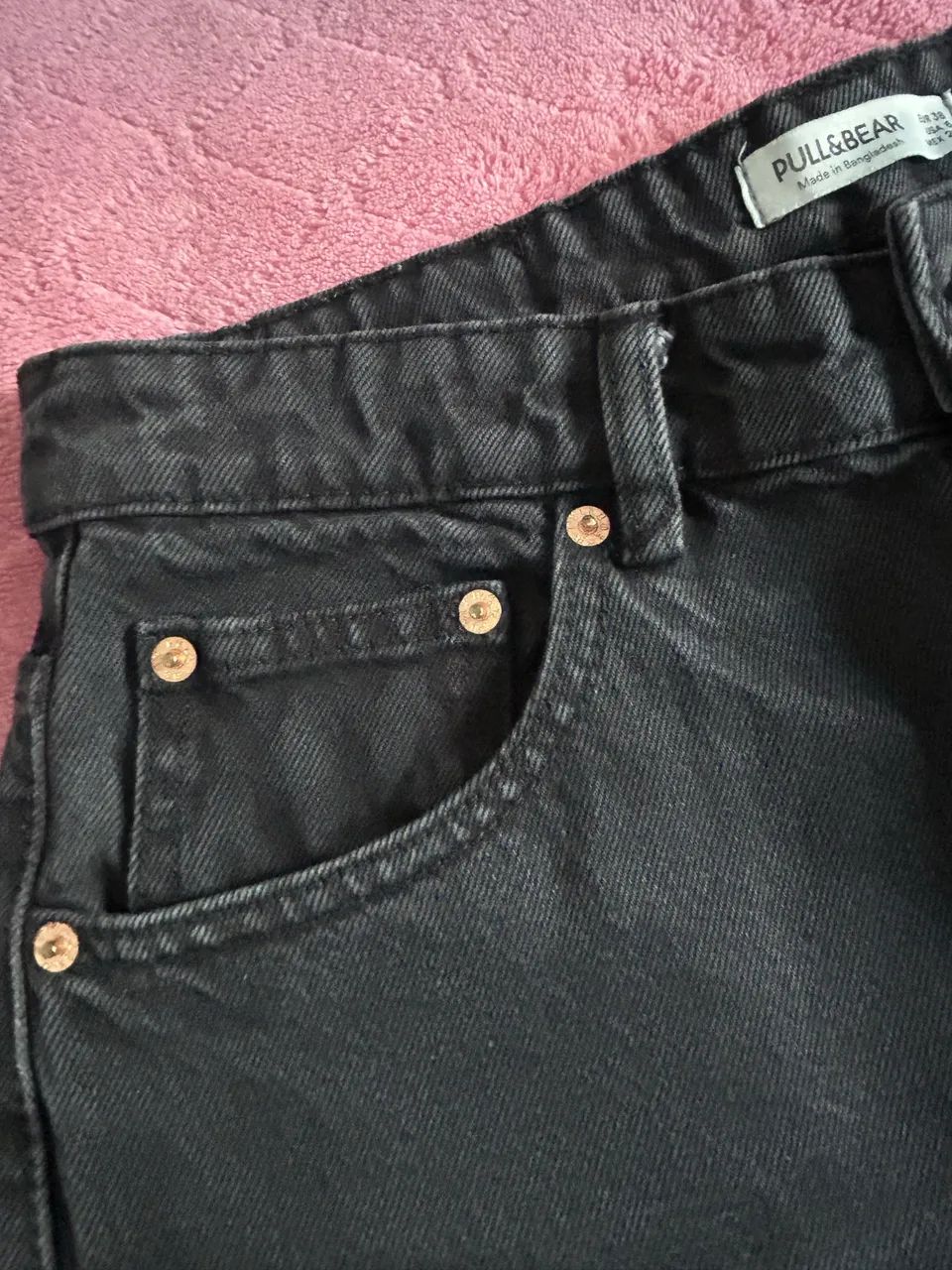 Calça jeans larga e cintura alta 38 - Foto 2