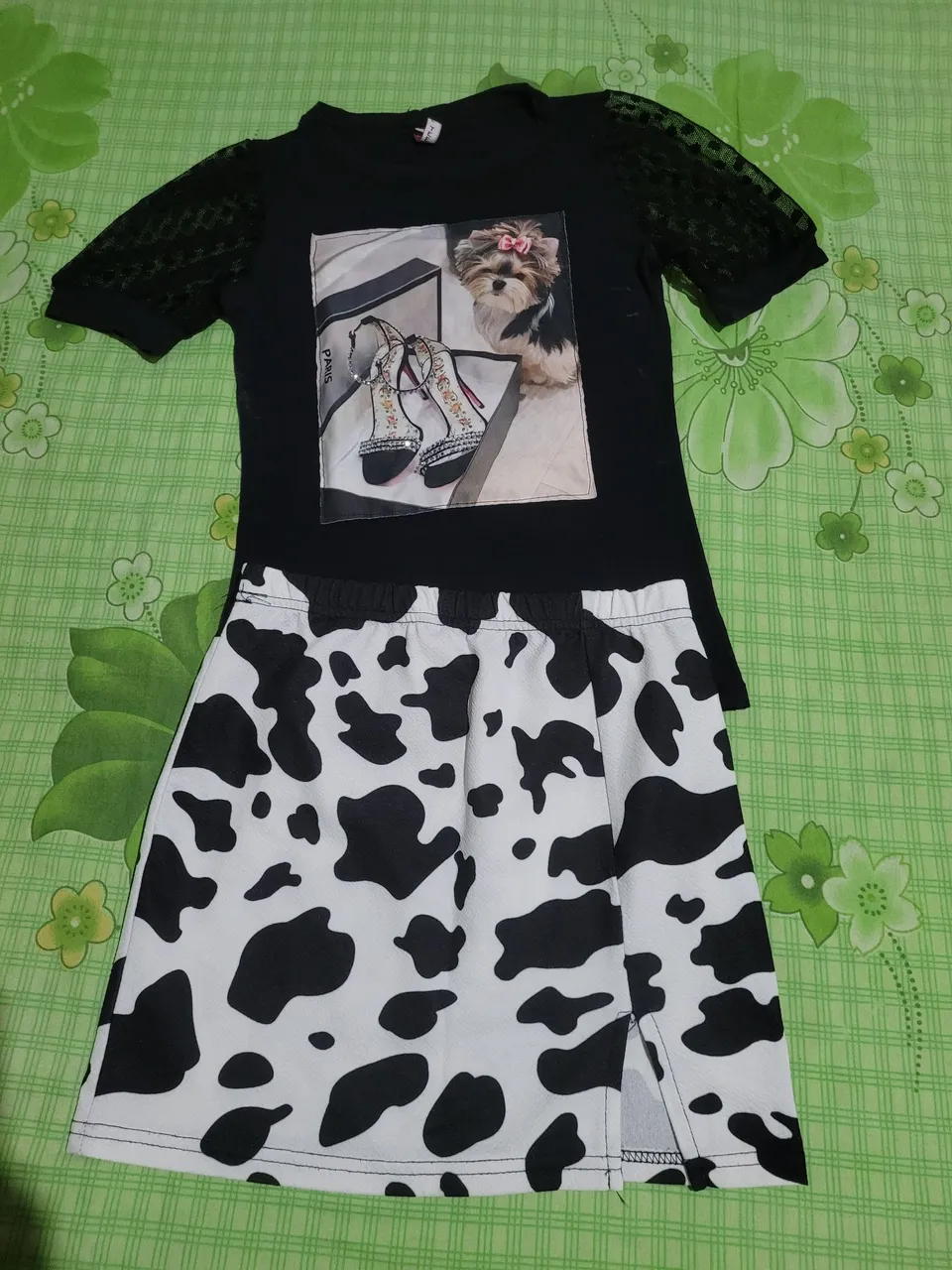 Blusa e saia tam 11 anos