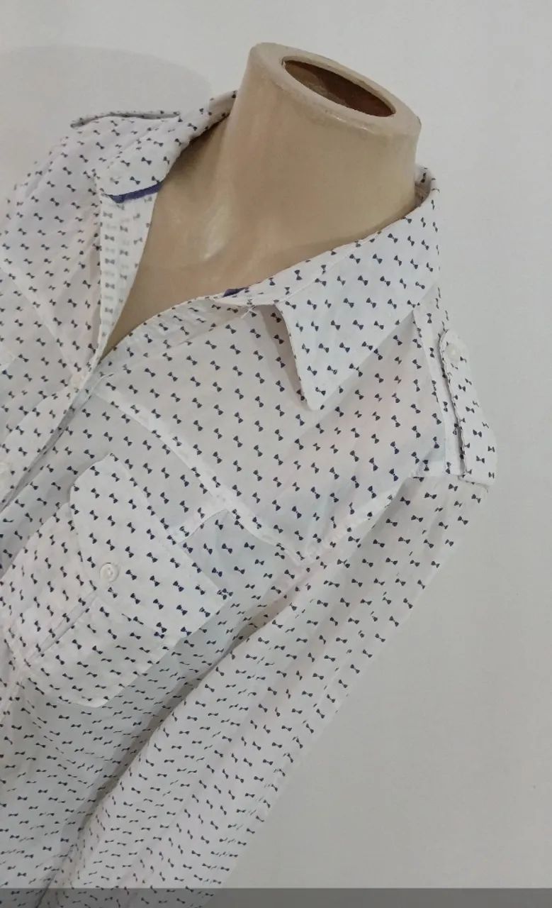 Camisa feminina clock house número 38 - 100% algodão