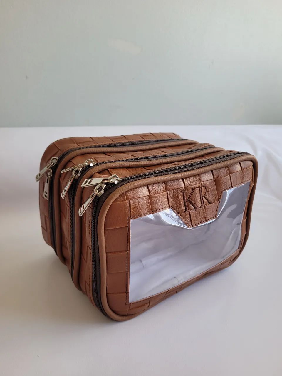 Kit de Necessaire de Viagem em Couro Personalizado - Foto 2