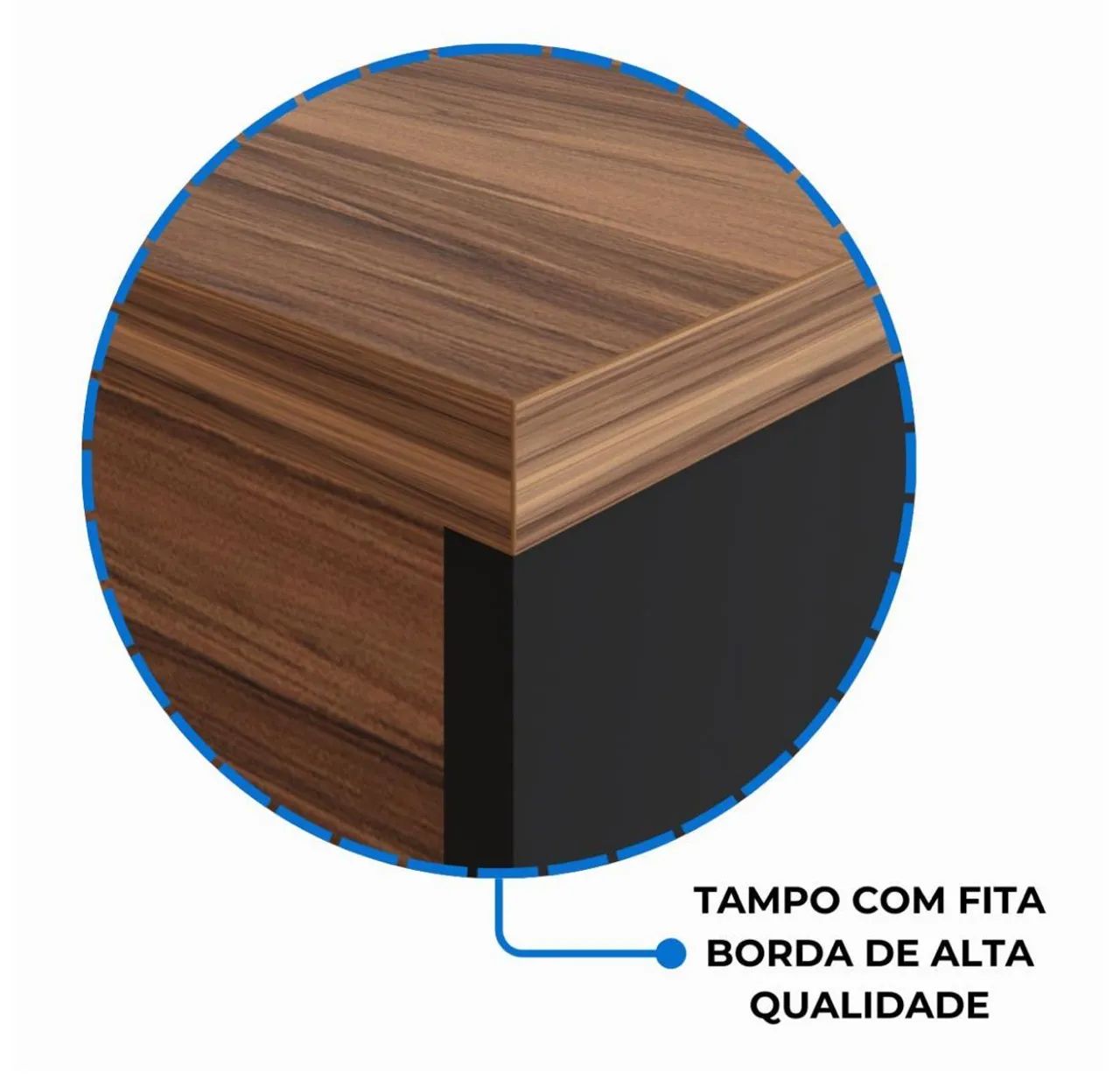 Vendo mesas de escritório retas Juliane novas de fábrica  - Foto 5