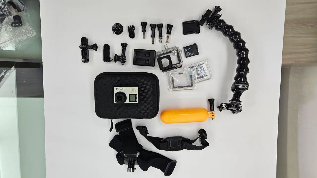 GoPro Hero 4 Silver Edition - com acessórios - Pouquíssimo uso - Foto 6