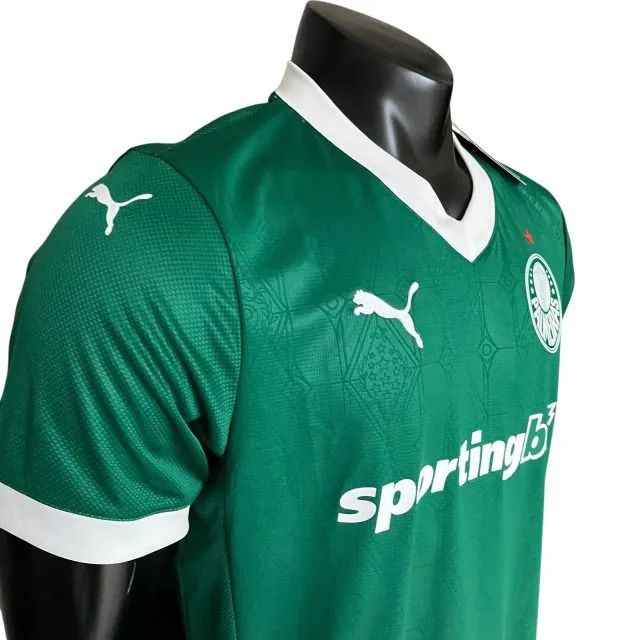 Camisa Palmeiras I 25/26 - Tipo Jogador Puma Masculina - Verde