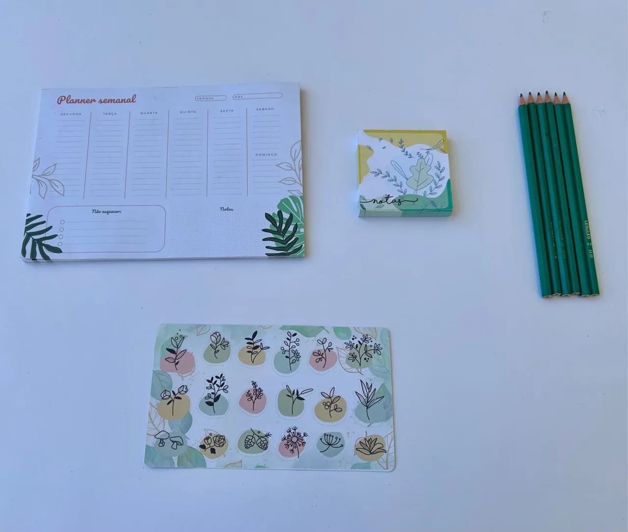 Kit de Papelaria Natureza