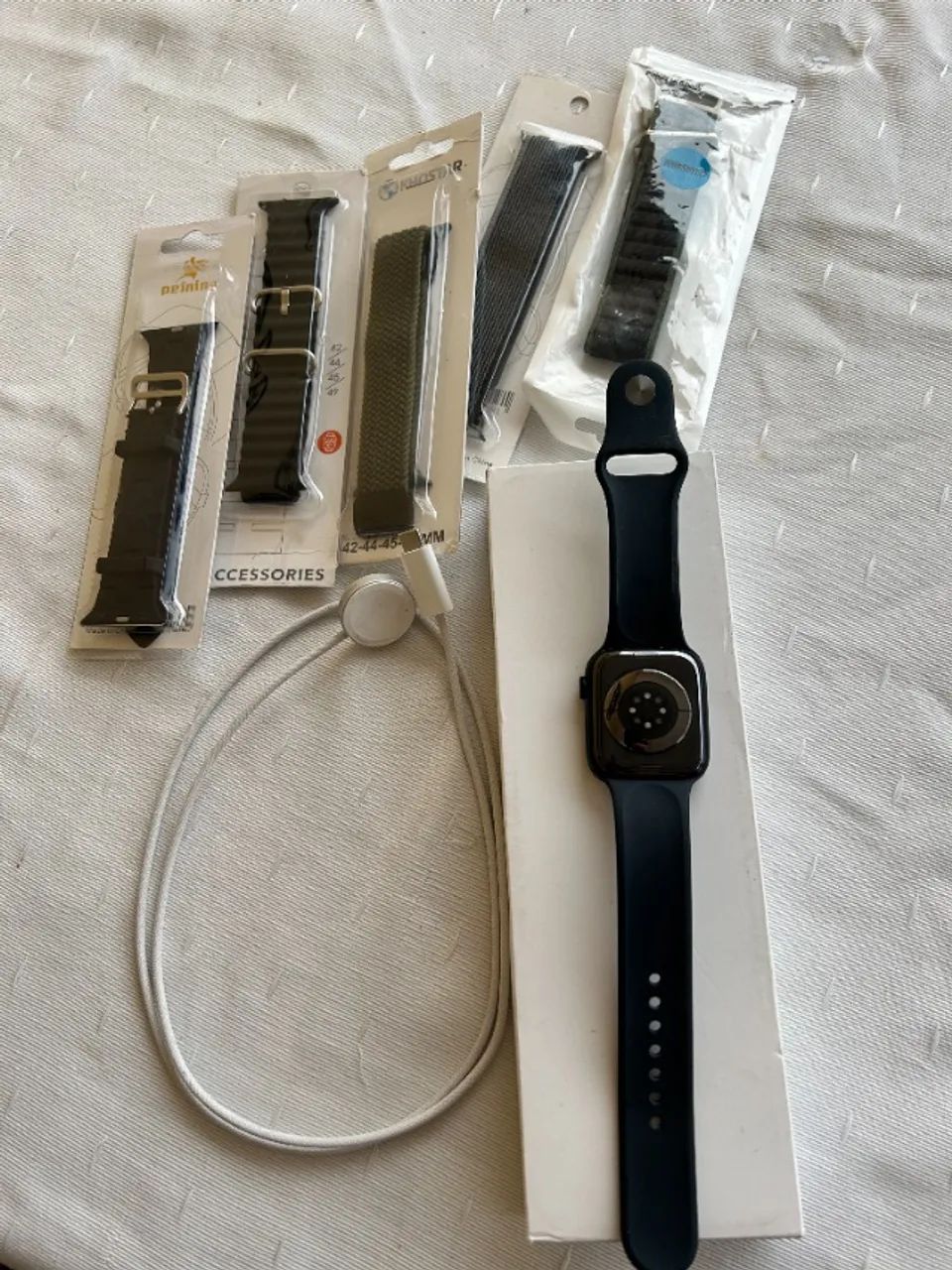 Apple Watch Series 9 45mm em Ótimo Estado - Várias Pulseiras Inclusas - Foto 2
