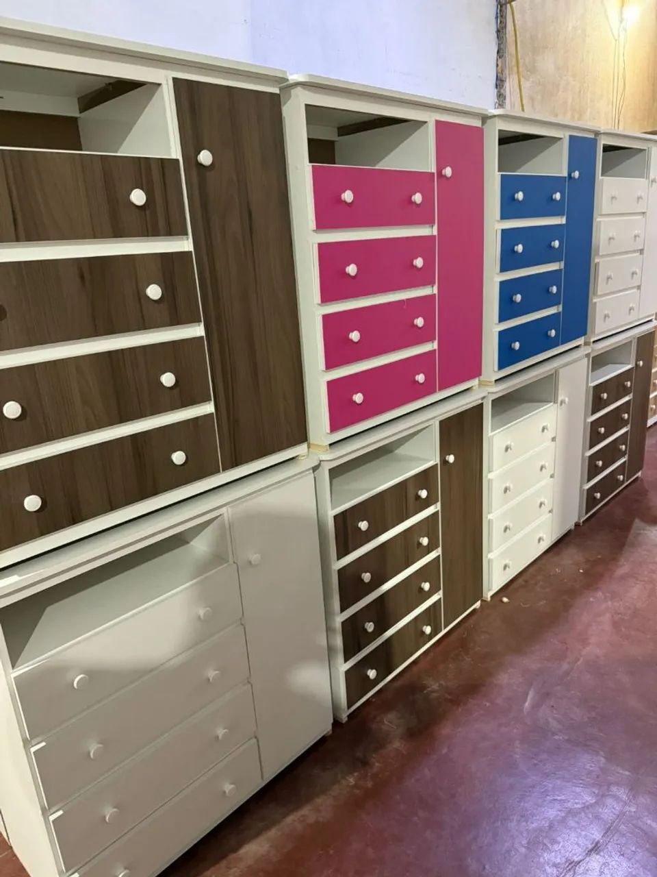Cômoda Sapateira 4 e 5 Gavetas MDF  - Foto 3