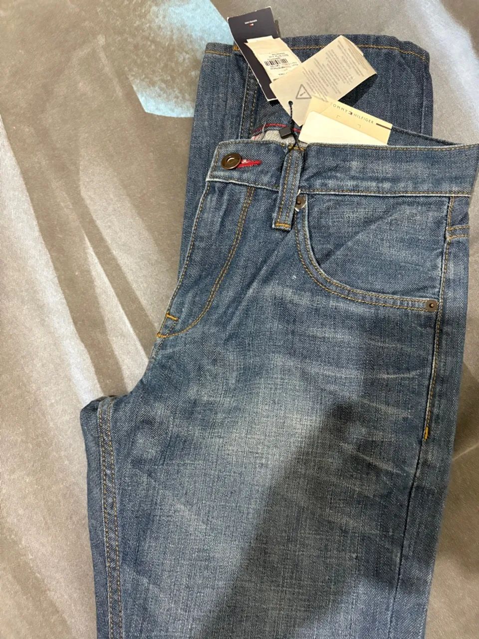 Calça Jeans Tommy Hilfiger Azul - Foto 4