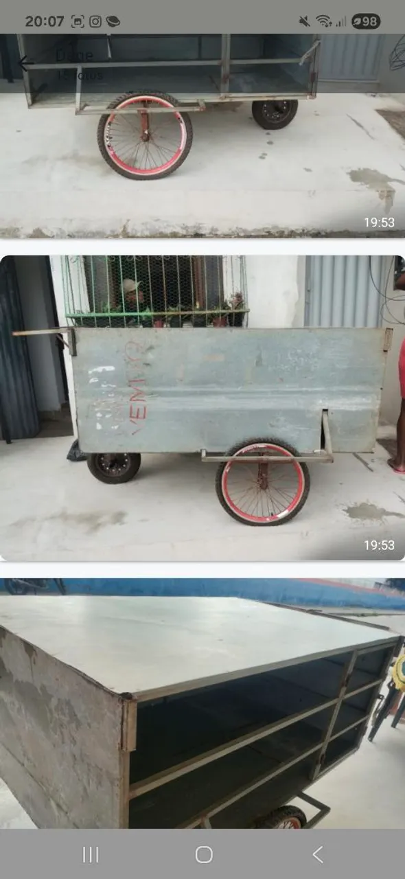 Carrinho de Venda Ambulante