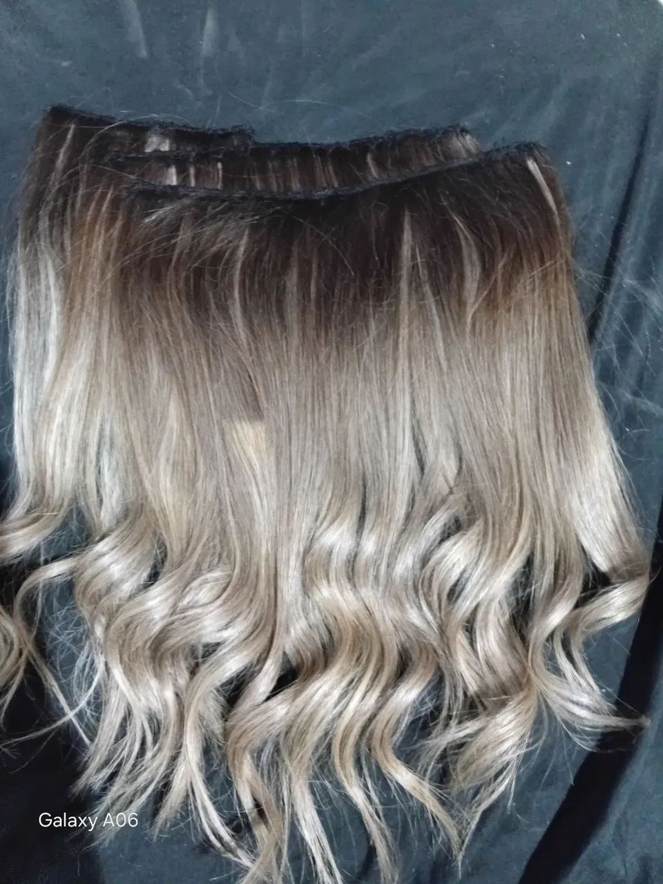 Cabelo Humano Morena Iluminada 