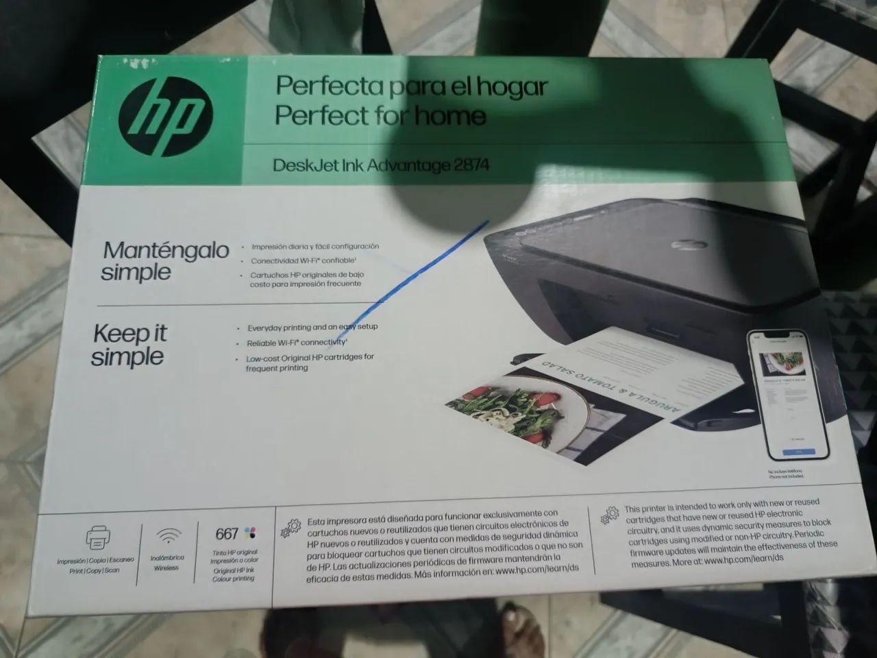 Impressora Deskjet ink advanced HP64728516133633123