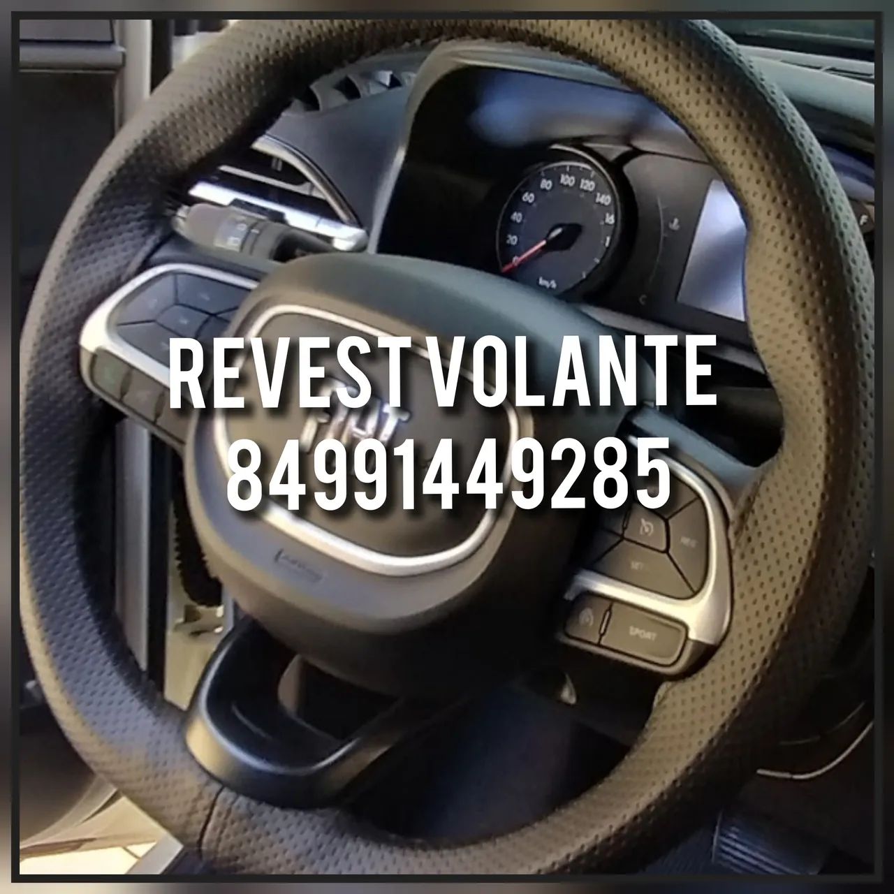 Capa para volante costurada A DOMICÍLIO 
