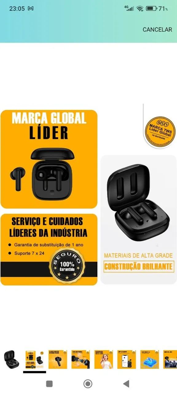 Fones de Ouvido Bluetooth Sem Fio - Foto 4