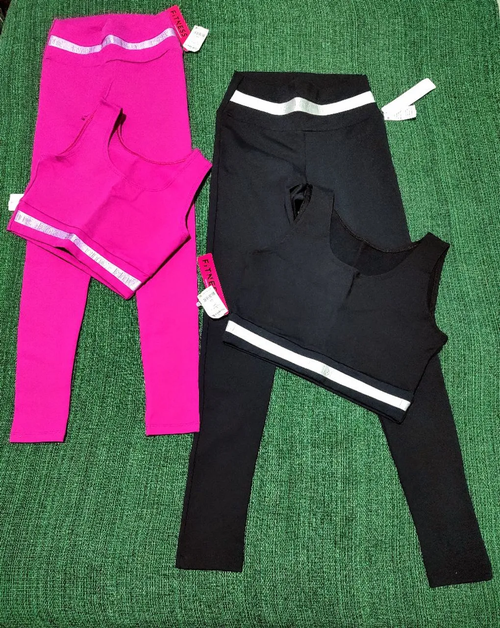 Conjuntos Fitness Legging e Top
