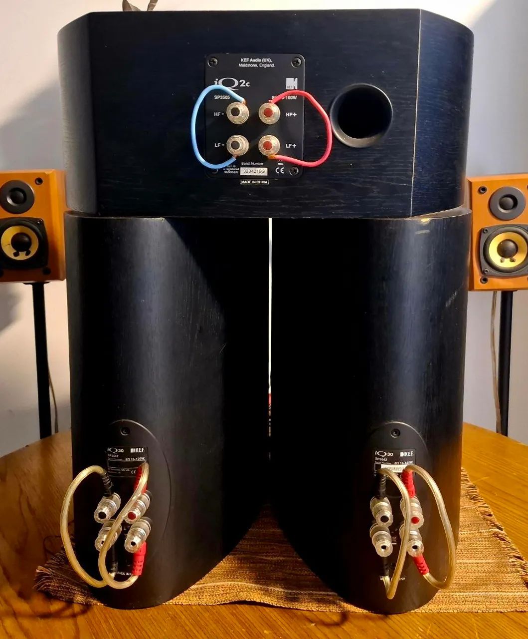 CAIXAS TRIO 3.0 KEF IQ30+IQ2 120W 45Hz 89dB 8ohms - Foto 3