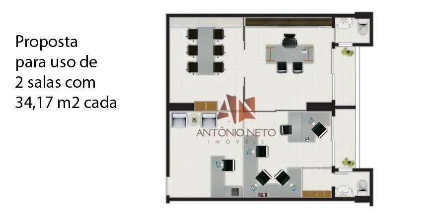 Sala à venda, 34 m² por R$ 613.133 - Bs tower - Fortaleza - Foto 3