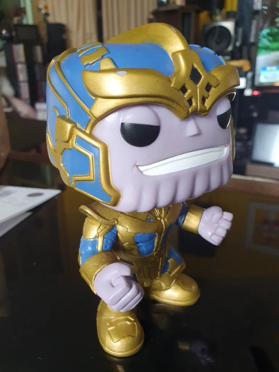 Funko pop Marvel Original Thanos N78 Guardiões Da Galáxia Exclusivo - Foto 2
