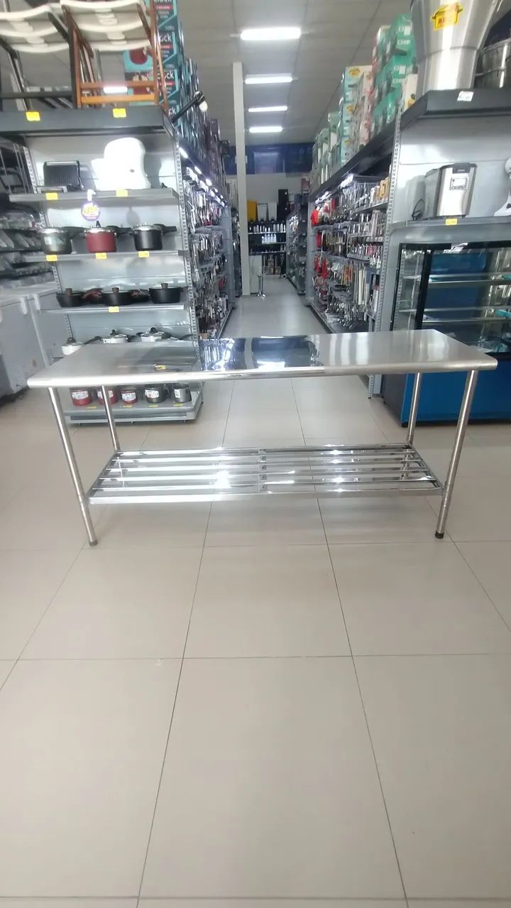 MESA DE MANIPULAÇÃO INOX 1.90 METRO IMECA 