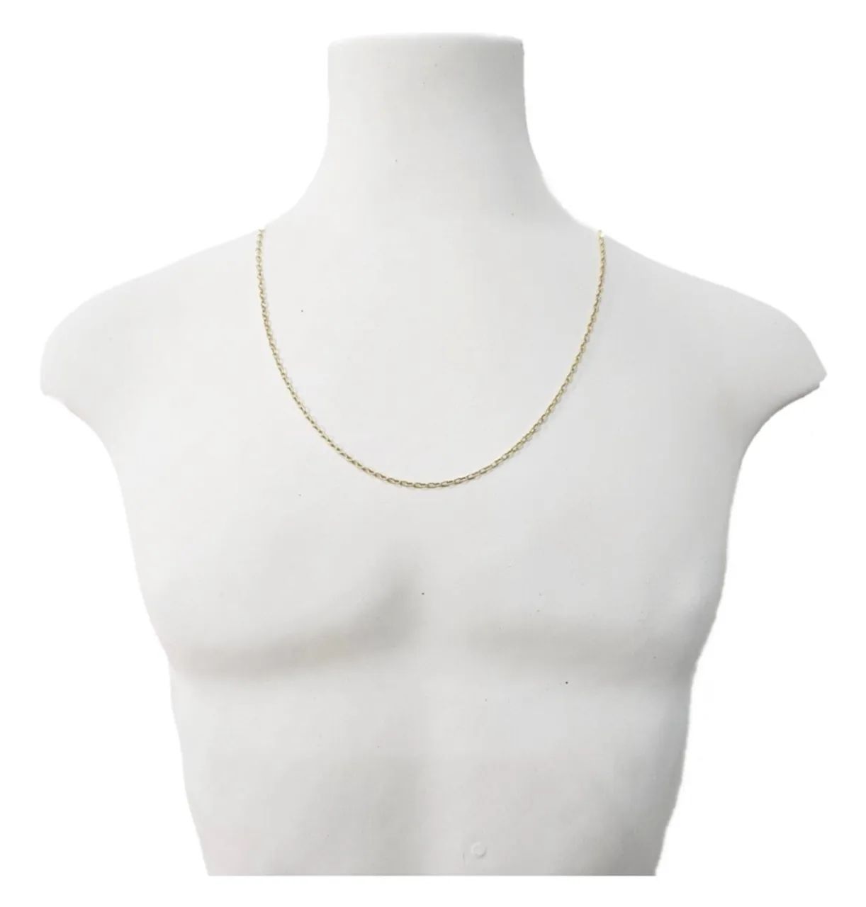 Corrente Grumet Cadeado Ouro 18k 60 Cm - Foto 5
