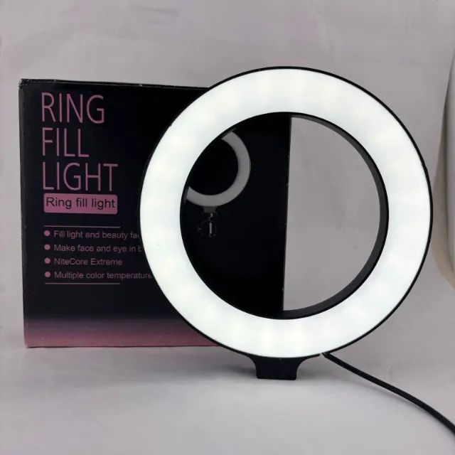 Iluminador Ring Light de 16 centímetros (6 polegadas) - Foto 5