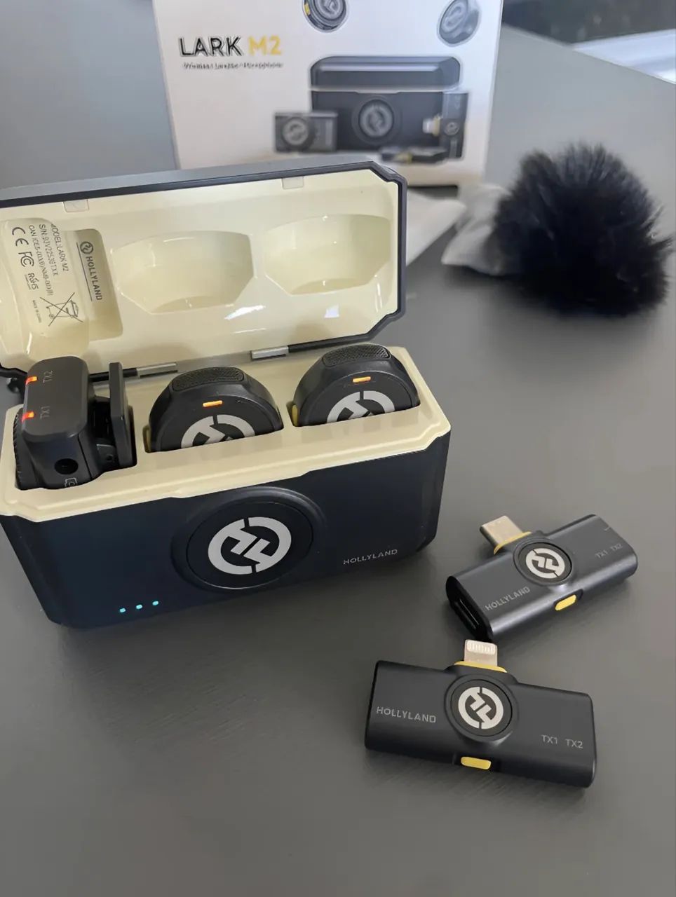 Hollyland Lark M2 Microfone de Lapela sem Fio