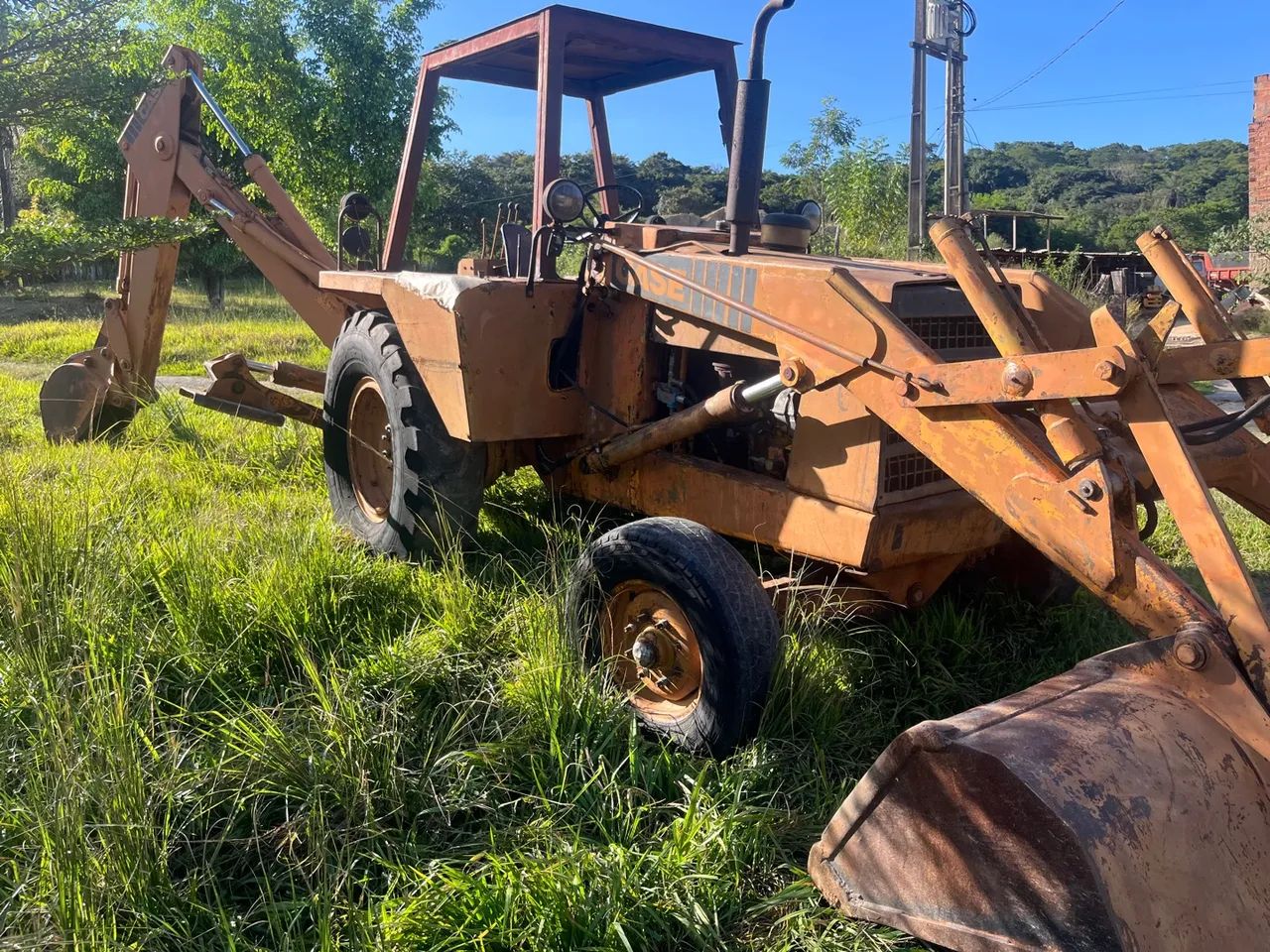 Retro escavadeira case 580H