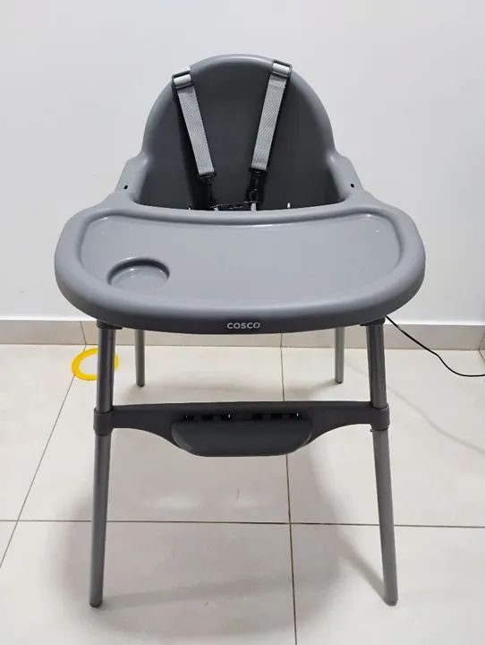 Cadeira de Alimentação para Bebê - Cinza - Foto 2