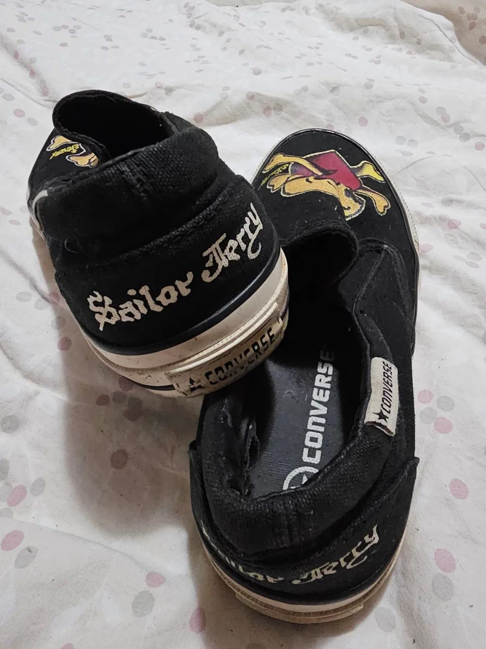 All Star Sailor Jerry Skull Heart - Raro - tam 35 - Foto 3