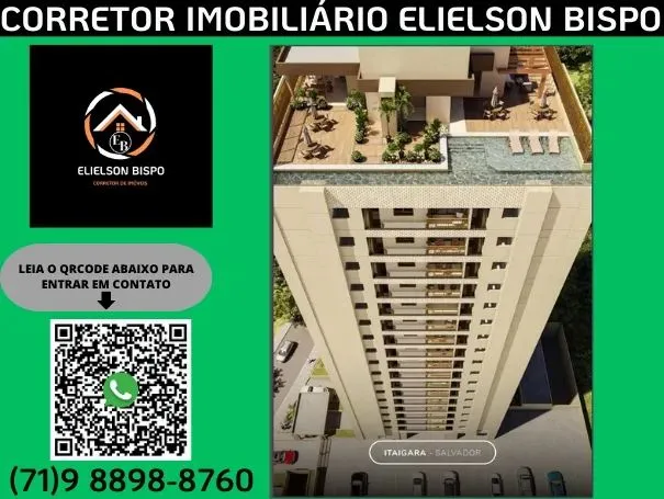 Aparatmento LANÇAMENTO - 1/4 com varanda e 1 vaga - Itaigara