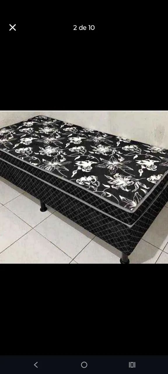 Cama box solteiro de 5cm direto de fabrica  - Foto 3