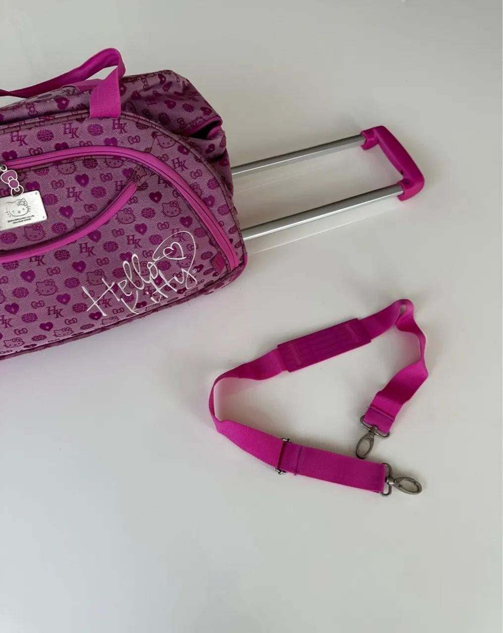 Mala de Viagem Hello Kitty Rosa - Foto 6