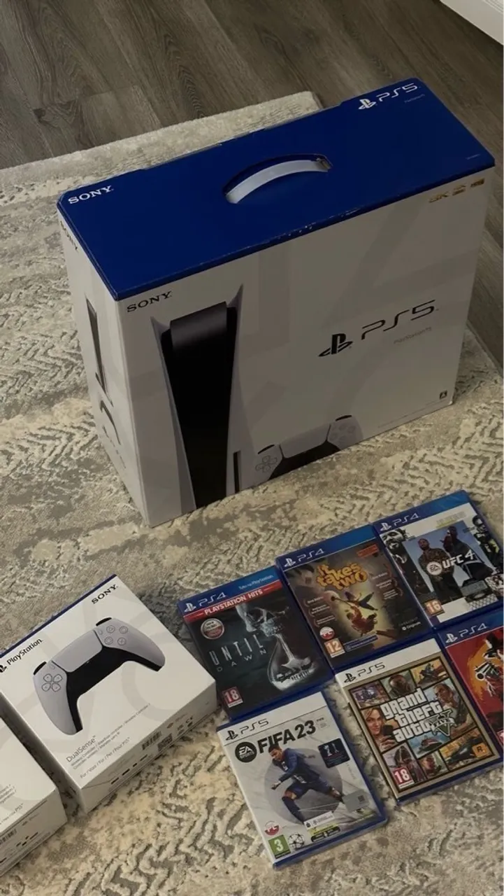 PlayStation 5 (PS5) - Novo, Console + Jogos