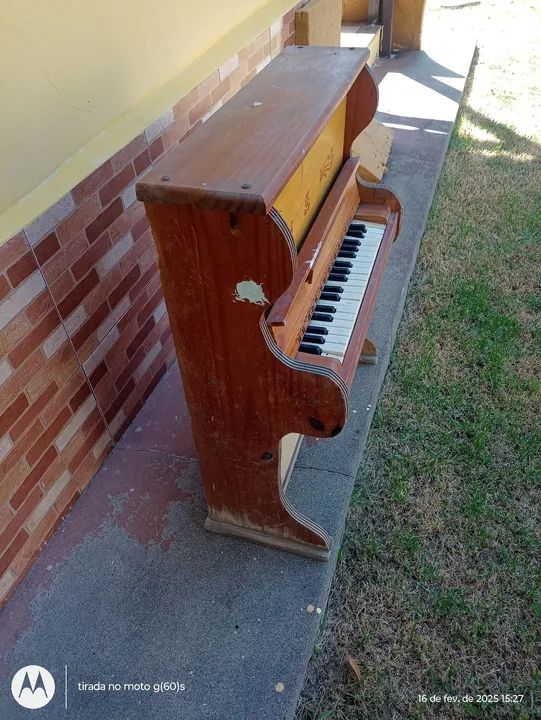 Piano de brinquedo Hering antigo - Foto 4