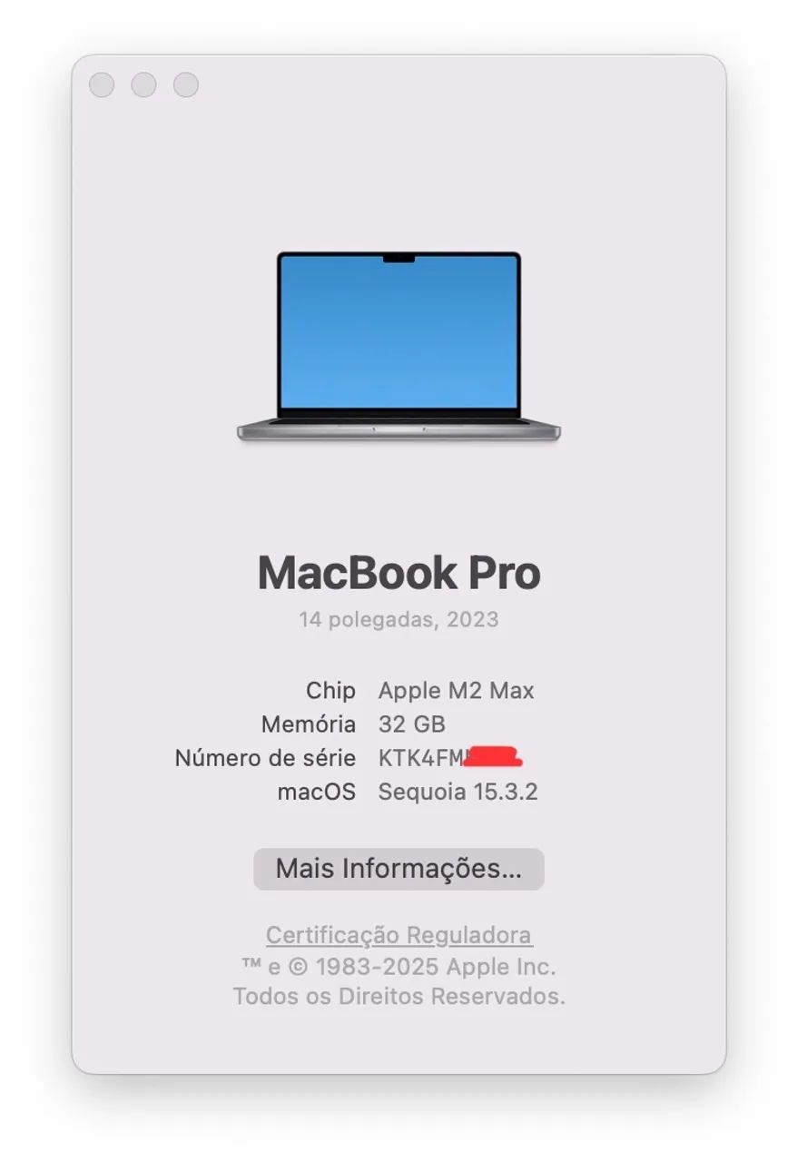 Macbook pro 14 polegadas m2 max 32gb / 1tb LOJA FÍSICA apenas 17 ciclos 100% ( 32 / 1 tb ) - Foto 4