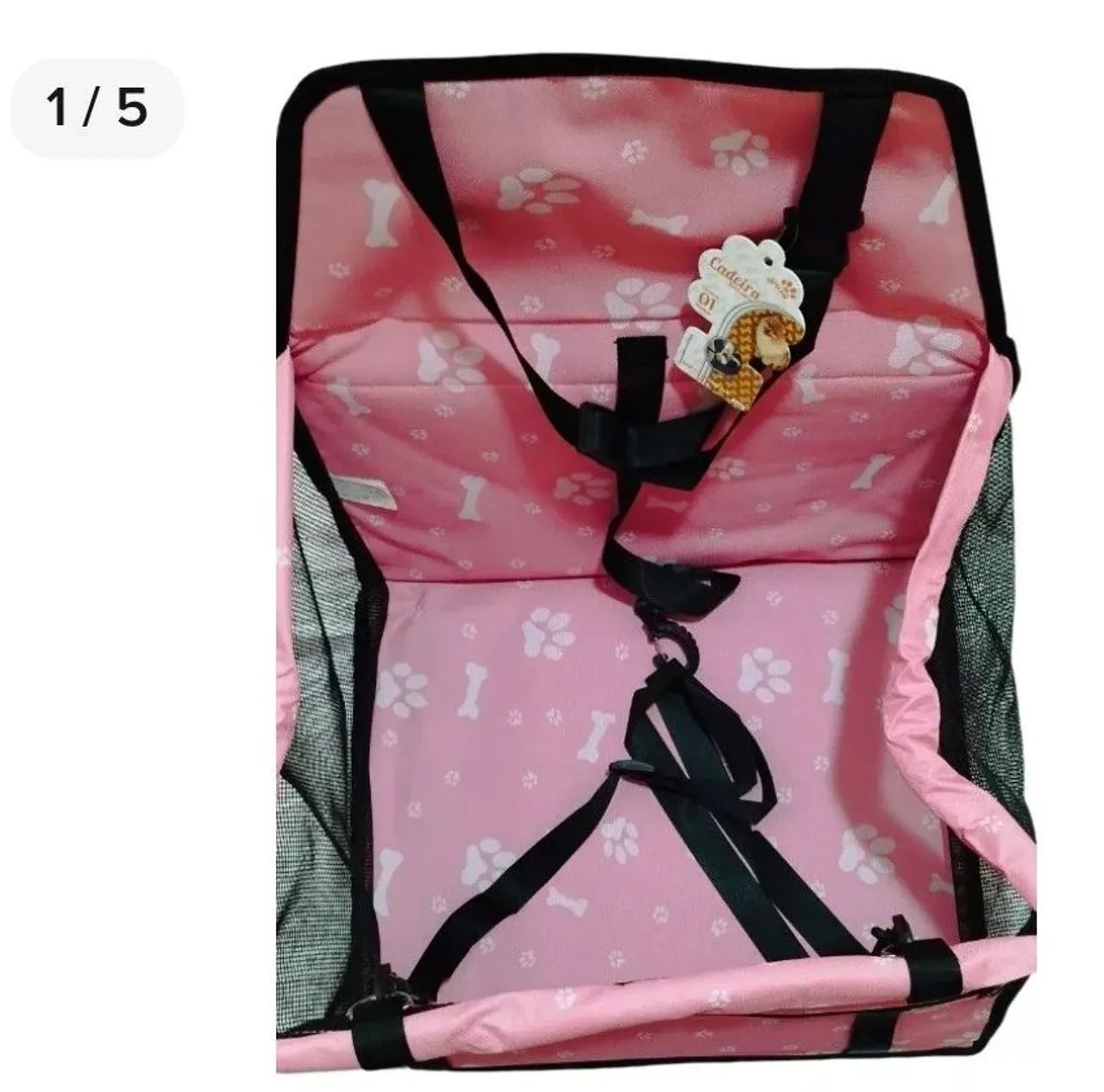 Cadeirinha Assento Pet Carro Para Cachorro Gatos Até 15kg