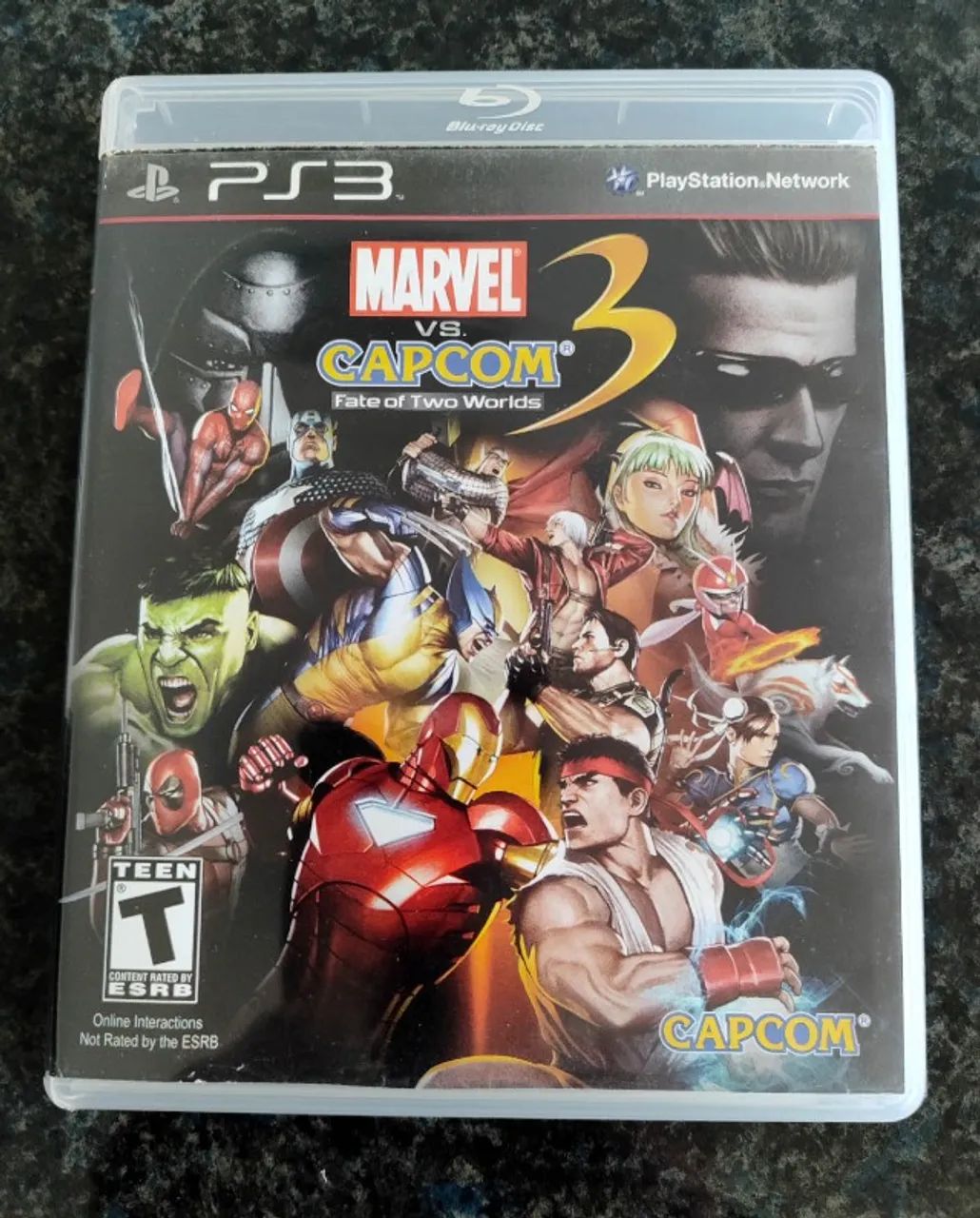 Marvel vs Capcom 3 PS3 Caixa vazia