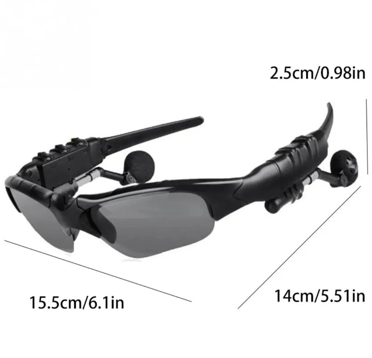 Óculos de Sol Bluetooth com Fone de Ouvido Integrado - Foto 5