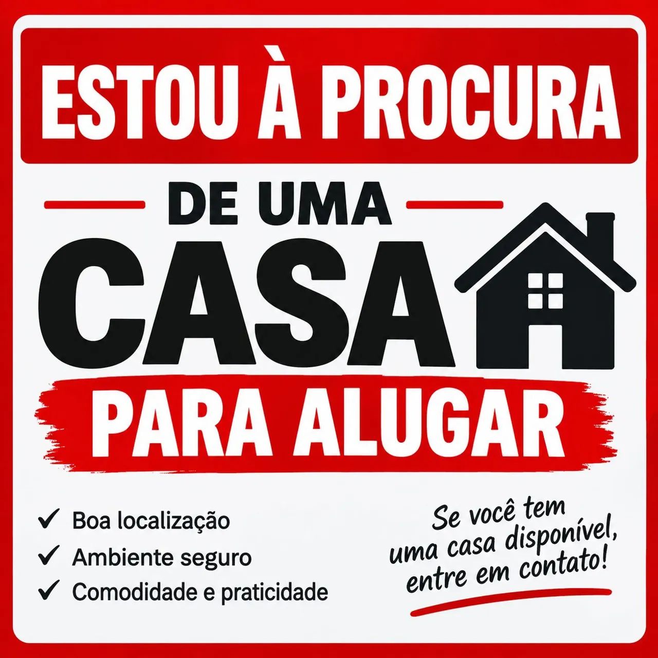 Procurando Casa Para Alugar